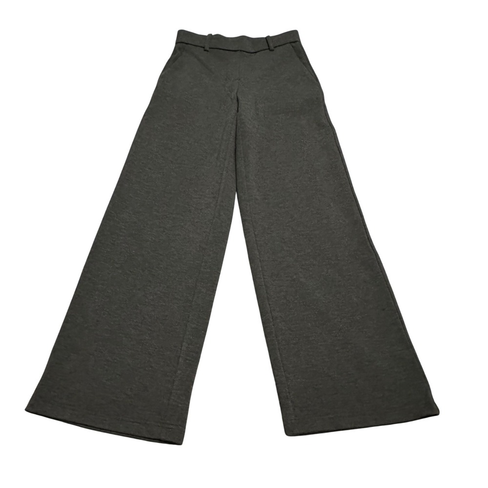 OGL FuzzLuxe Stretchy Mid Rise Straight Leg Pull-on Pants with Pockets